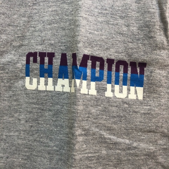 NWT CHAMPION GRAY LOGO TEE - Picture 3 of 4